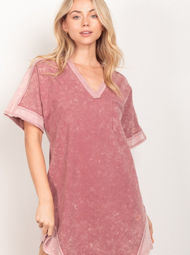 Washed T-Shirt Dress