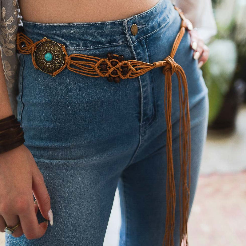 Medallion Macramé Belt