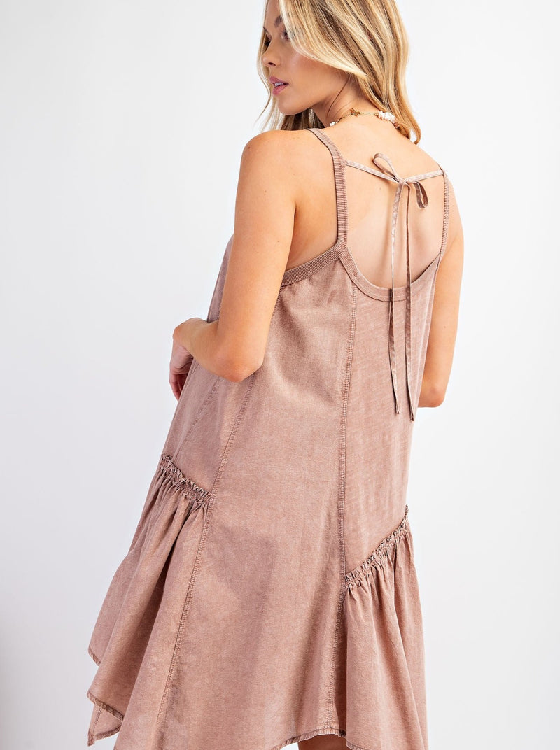 Mineral Washed Cami Dress