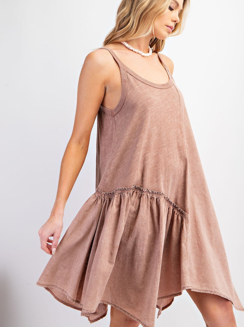 Mineral Washed Cami Dress