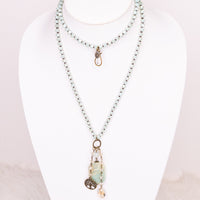 Mint Vintage Charms Necklace