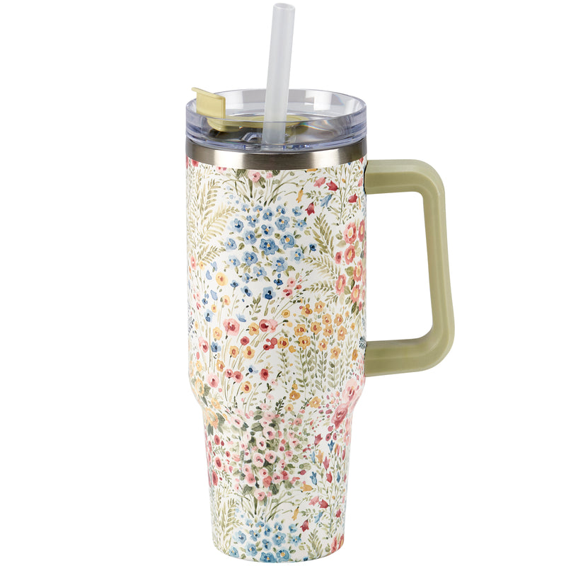 Mixed Floral Travel Mug