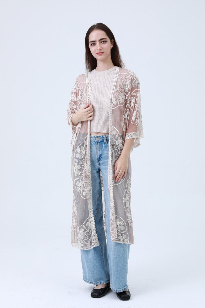 Vintage Lace Kimono