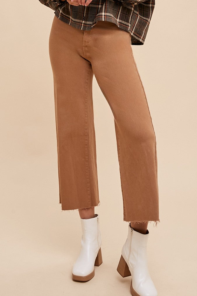 Stretch Wide Leg Pants