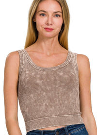 Washed Tank Bralette