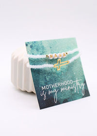 Motherhood Faith Bracelet Set
