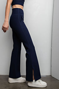 V-Waist Flare Leggings