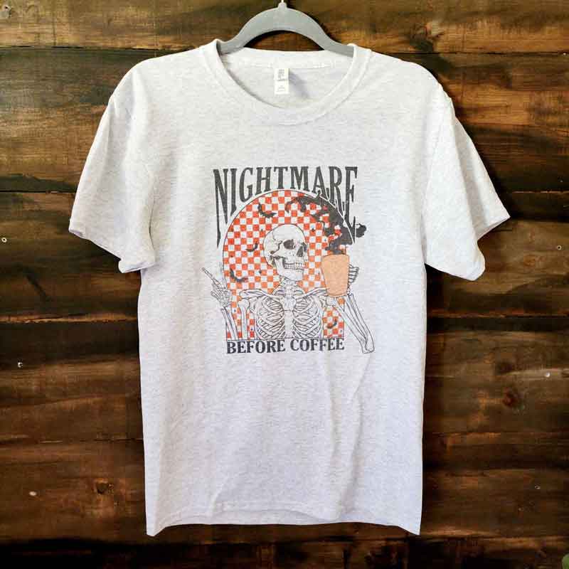 Nightmare Before Coffee Tee