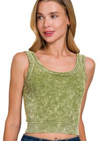 Washed Tank Bralette