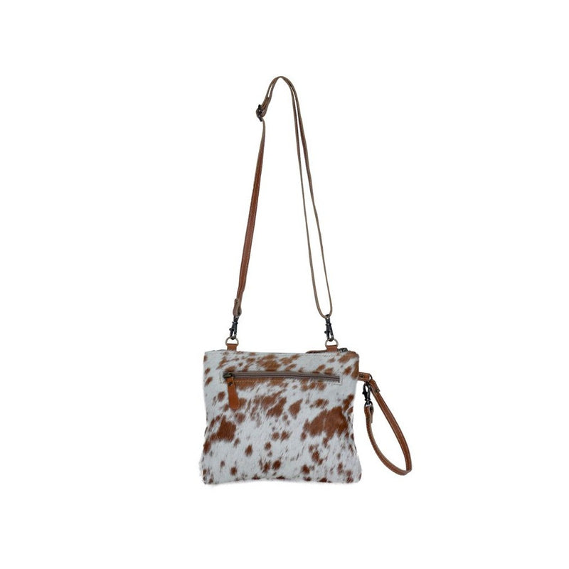 Ornate Brown Leather Myra Bag