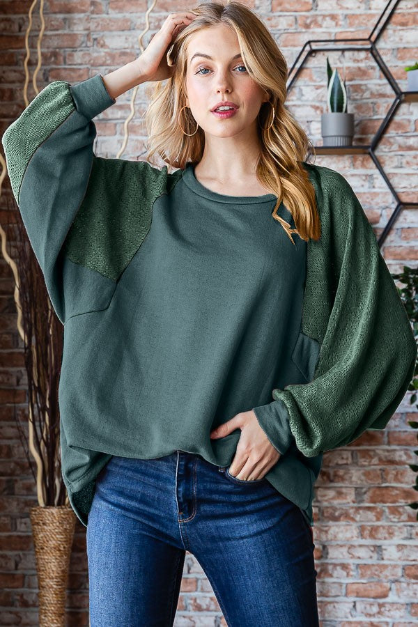 Oversized French Terry Sweater