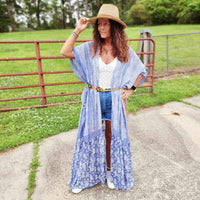 Paisley Free Flow Kimono