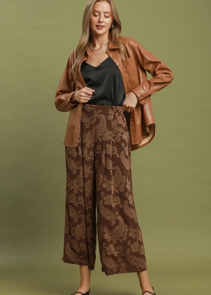 Paisley Wide Leg Pants