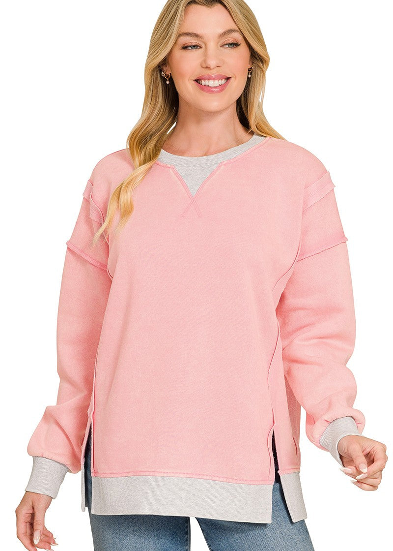 Acid Washed Pullover