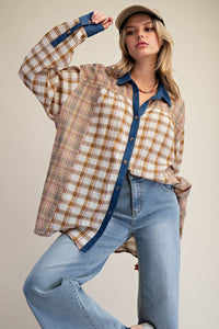 Mix Plaid Top