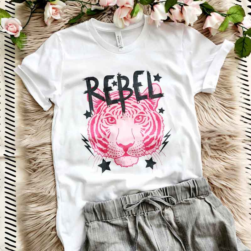 Retro Rebel Tiger Tee | DISCONTINUED