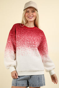 Fleece Ombre Sweater