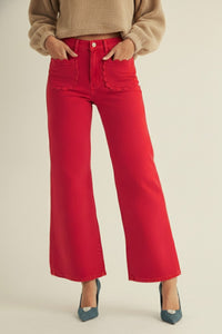 Scallop Pocket Pants