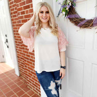 Floral Chiffon Mix Top