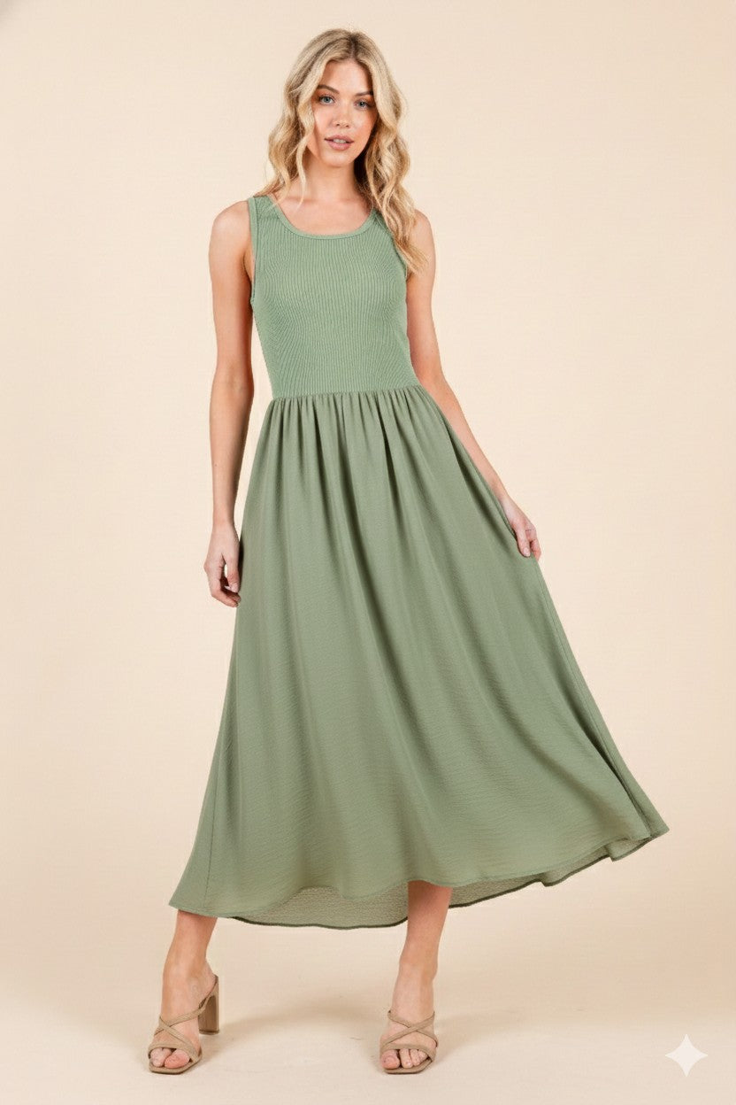 Sleeveless Midi Dress