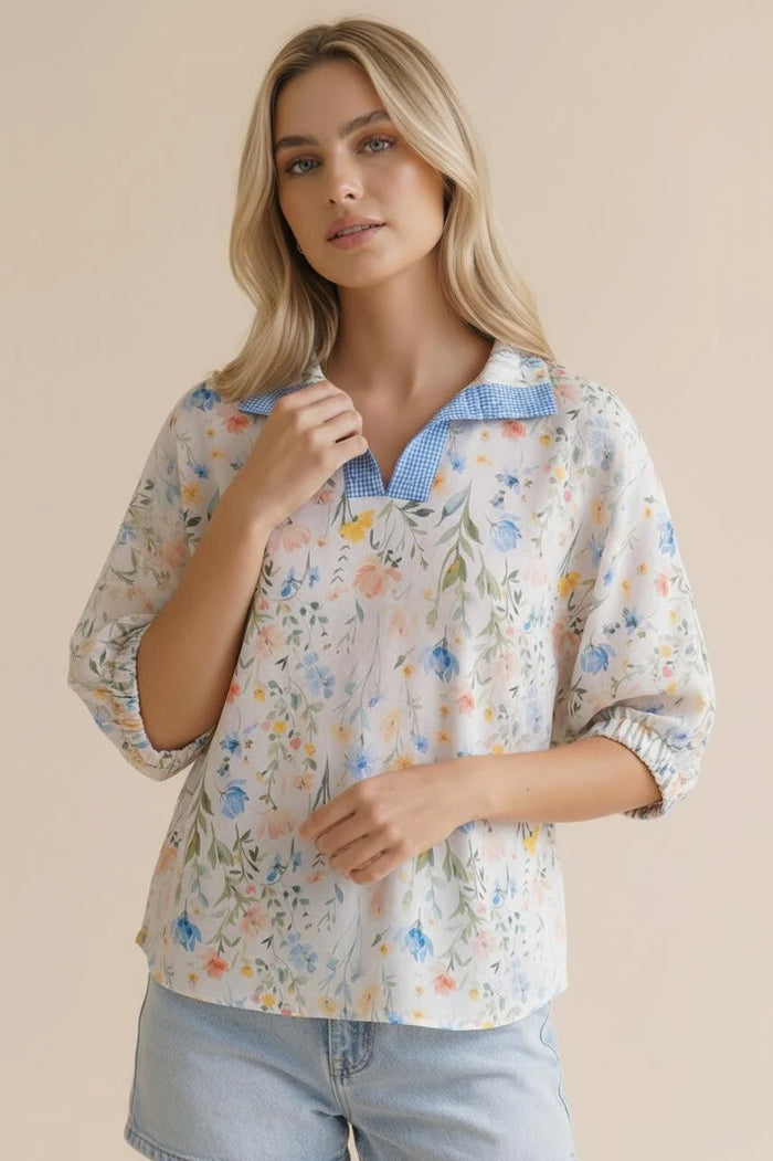 Spring Florals Top