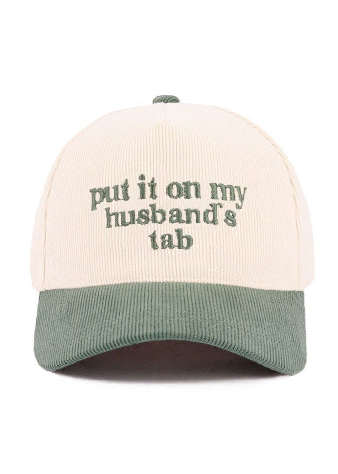 Put it on my Husband's Tab Hat