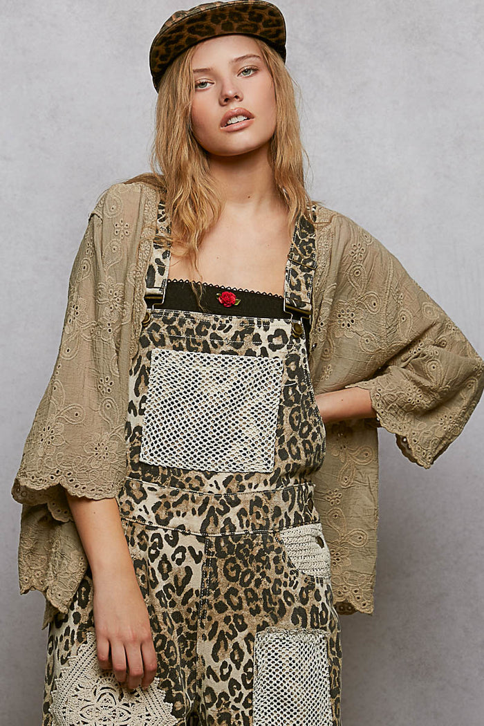 Floral Lace Button Top