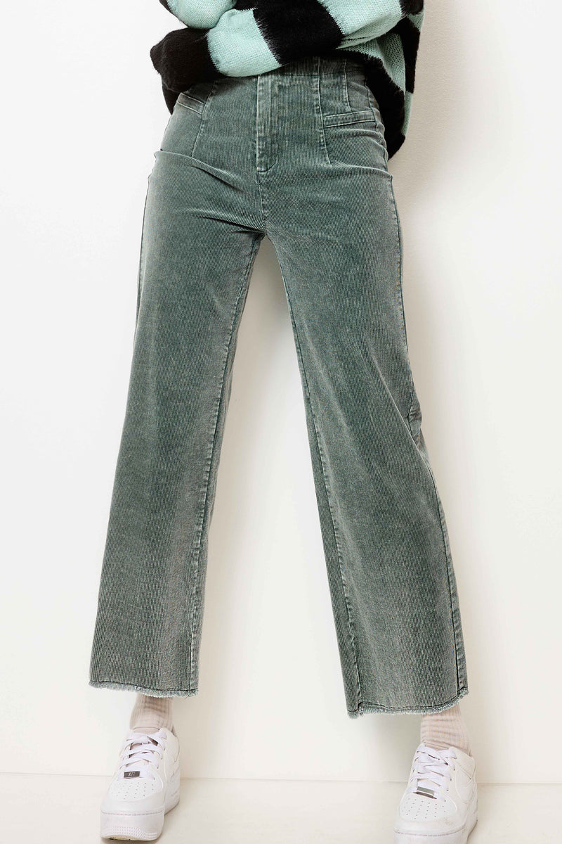 Mineral Wash Corduroy Pants