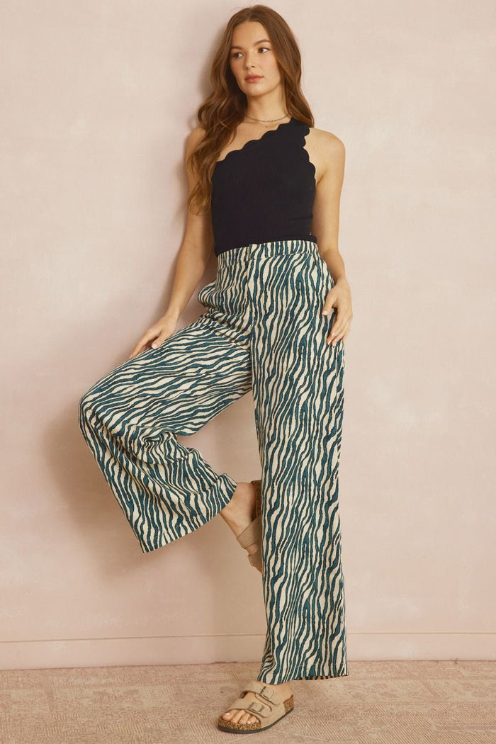 Animal Print Pants