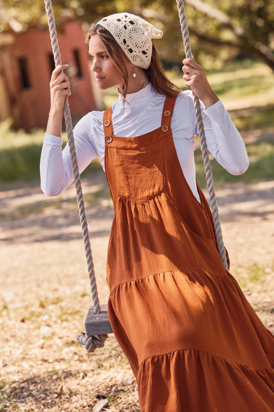 Toffee Overall Dress