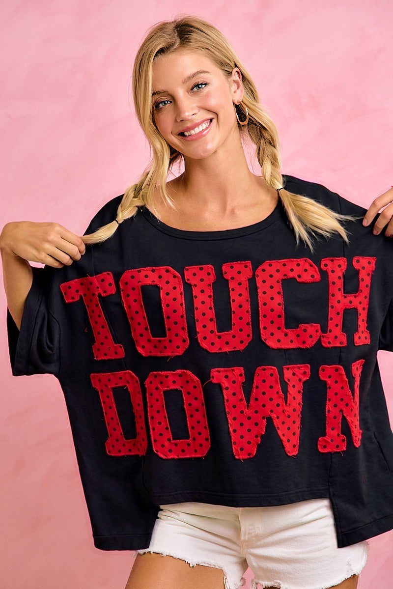 Touch Down Patchwork Tee