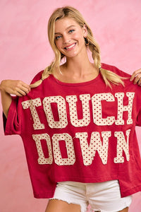 Touch Down Patchwork Tee