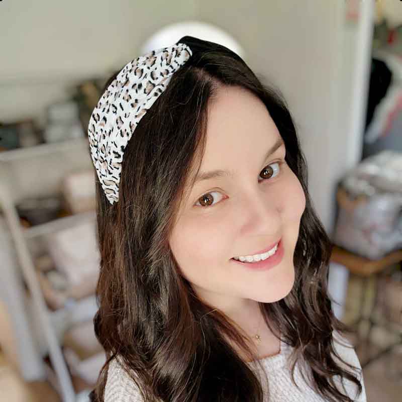 Two-Tone Leopard Hairband