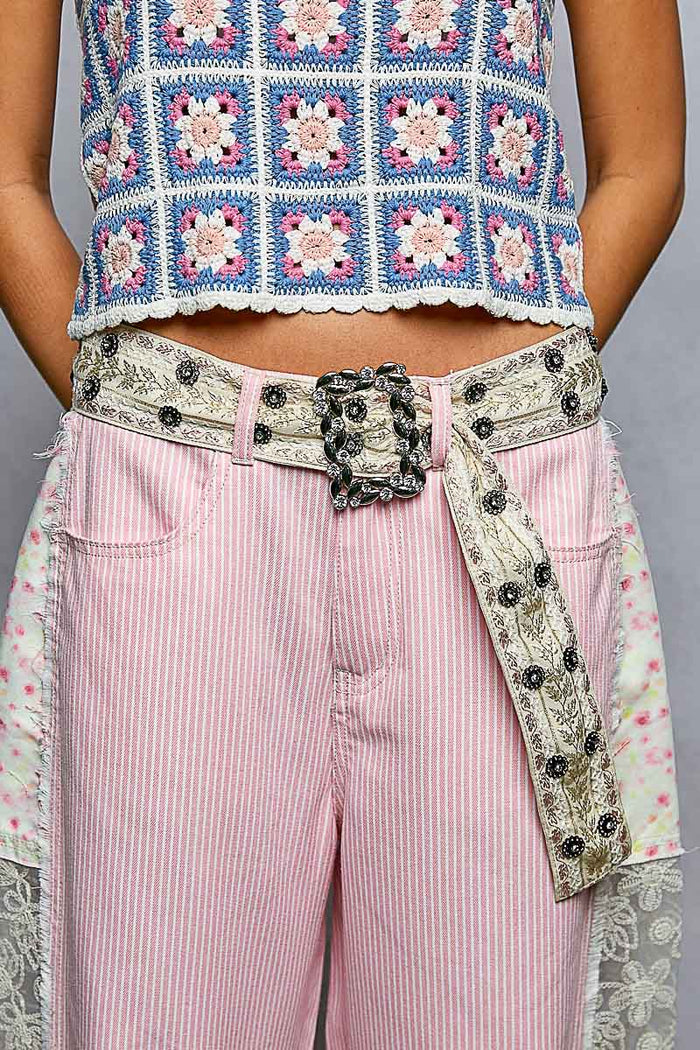 Vintage Flower Garden Belt