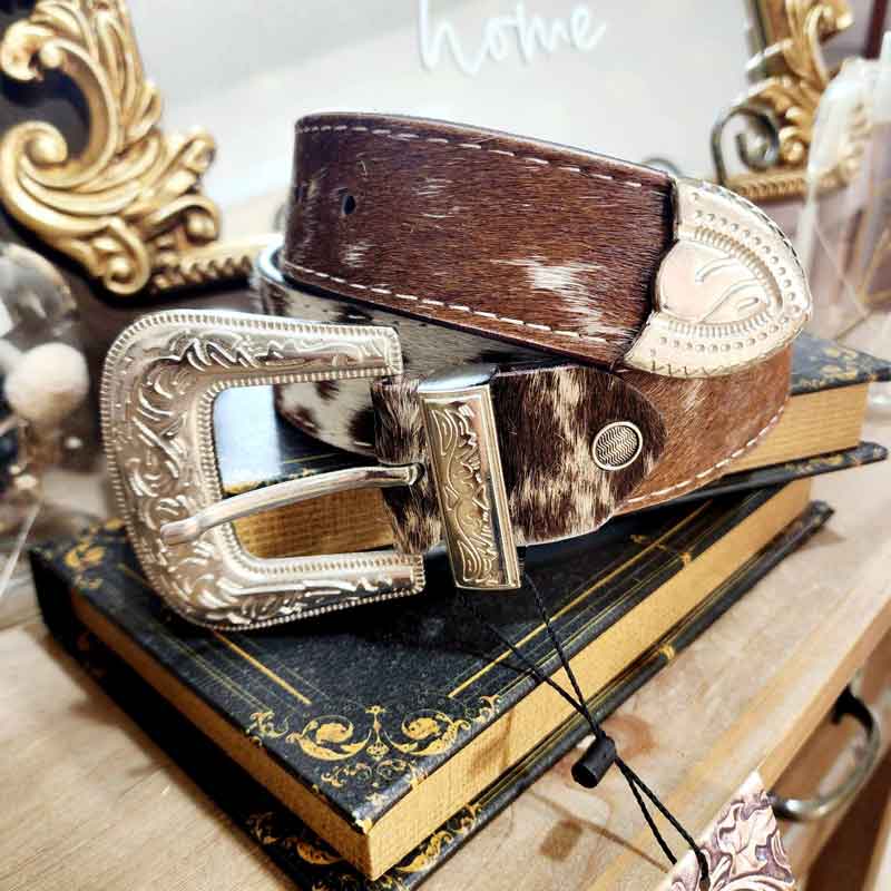 Whoop Hairon Leather Belt