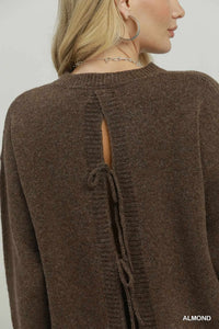 Bow Back Sweater
