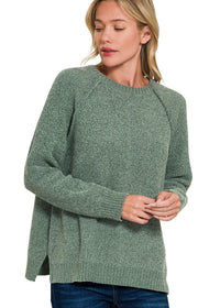 Chenille Raglan Sweater