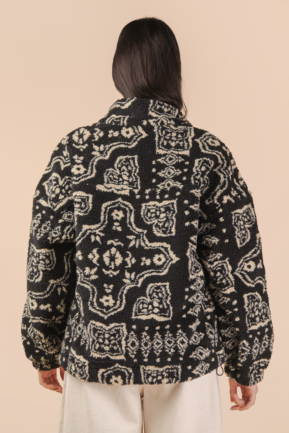 Cozy Printed Fleece Jacket