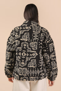 Cozy Printed Fleece Jacket