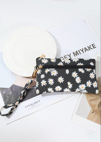 Daisy Wristlet Bag