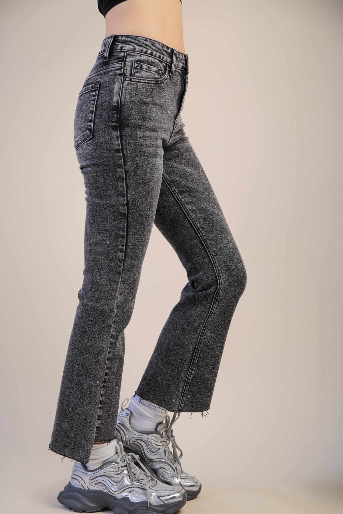 Denim Bootcut Pants