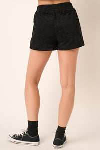 Pintuck Corduroy Shorts