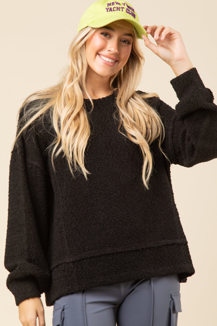Textured Knit Top