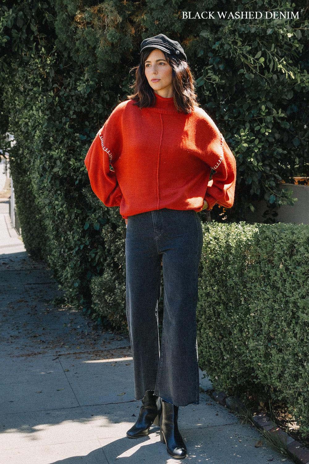 Stretch Wide Leg Pants