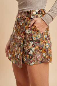 The BOHO Florals Skort