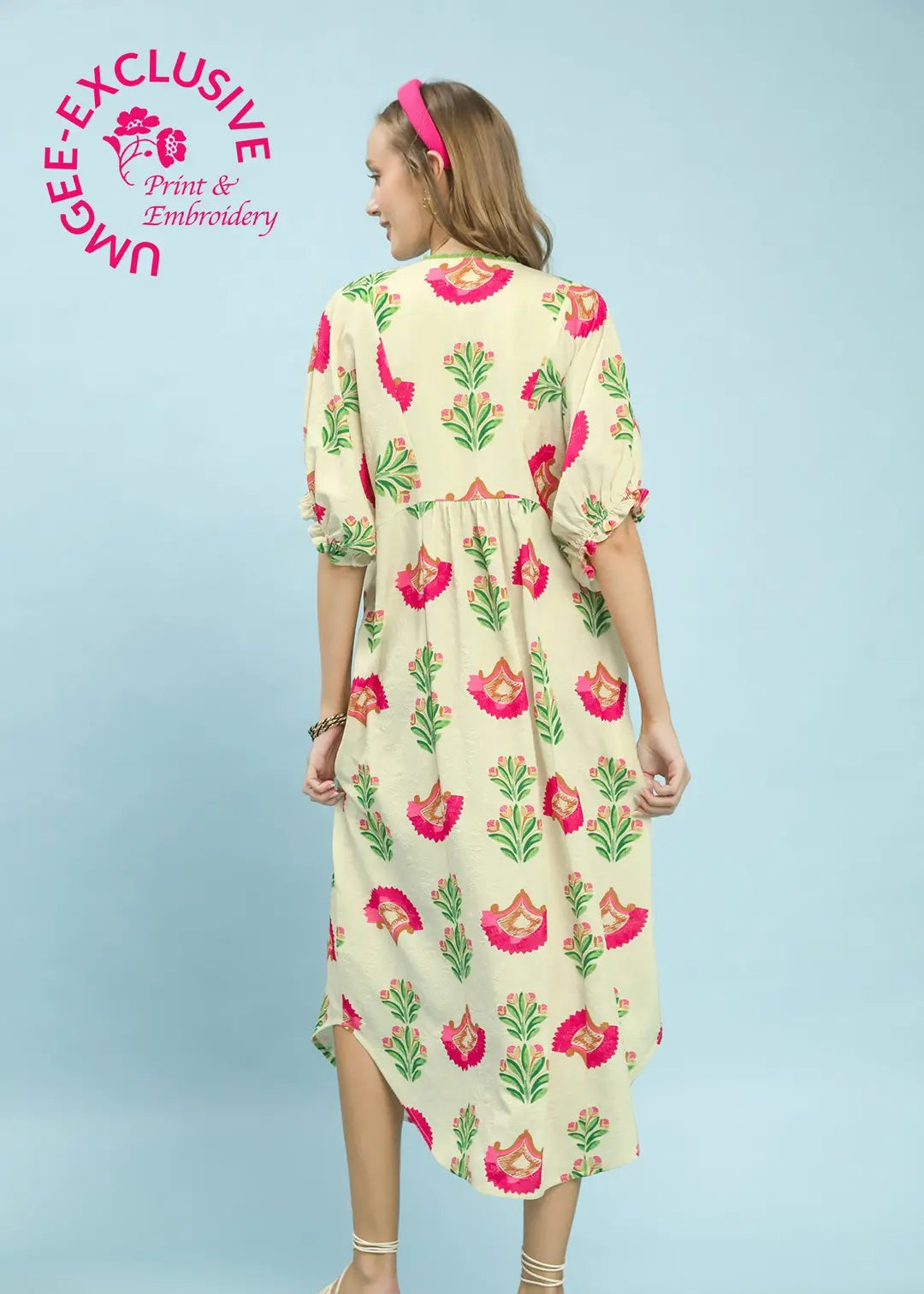 BOHO Flower Maxi Dress