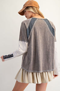 BOHO Washed Style Top