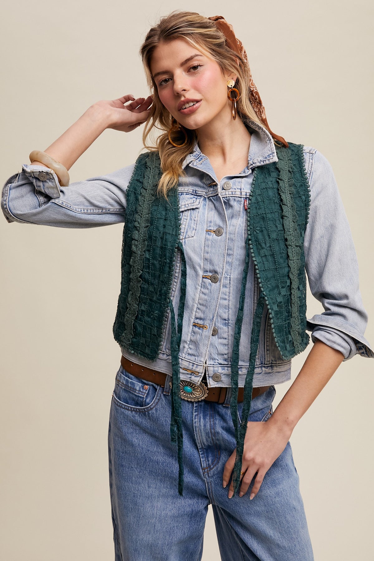 BOHO Embroidered Vest