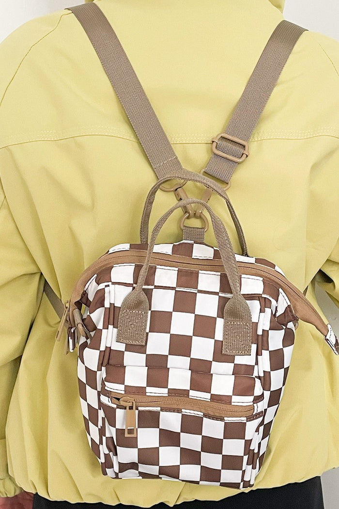 Retro Checker Bag