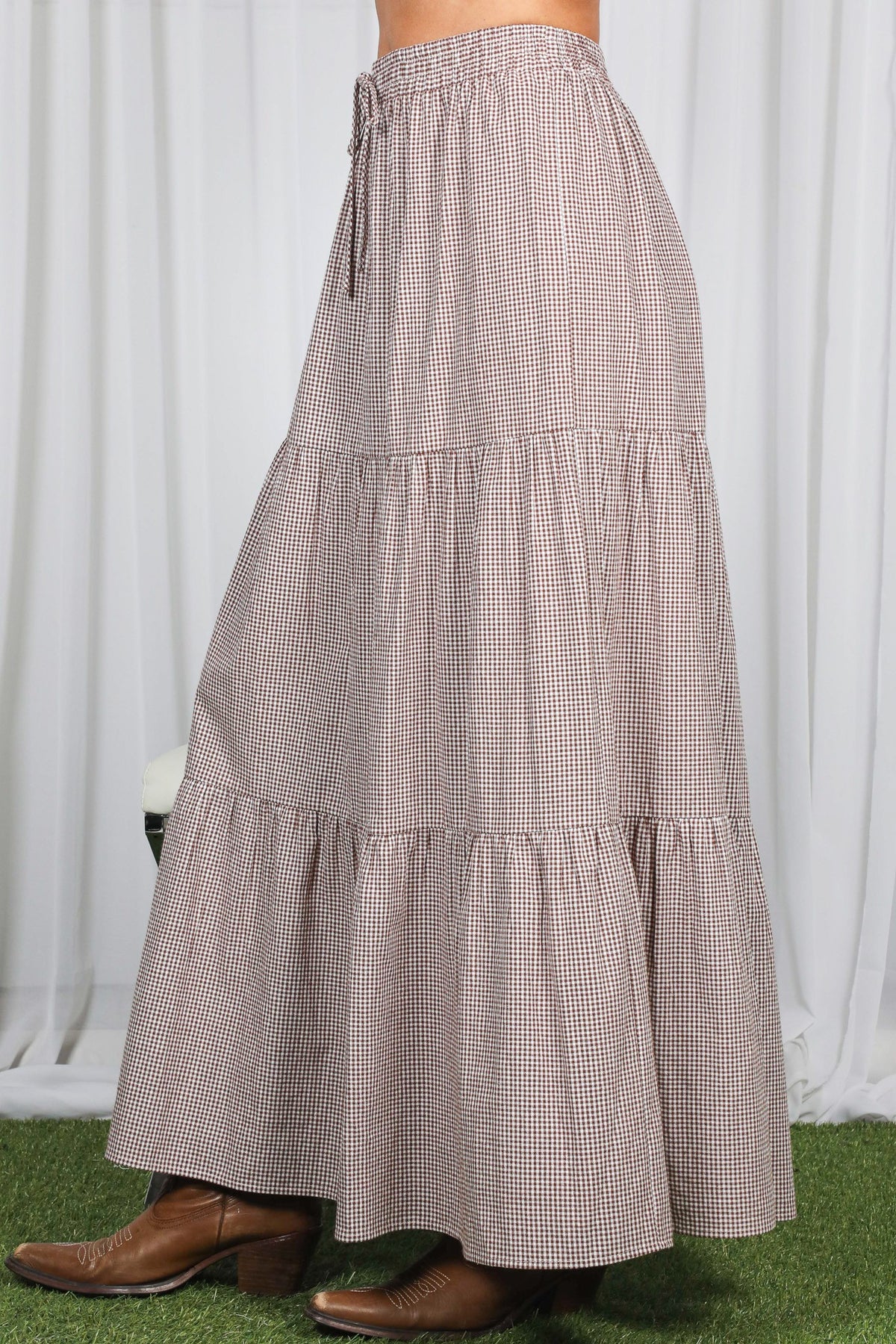 Western Chic Long Skirt
